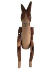 Wooden Posable Rabbit Vintage 