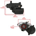 Caltric 31618-06 31618-06a 31619-06 31619-06a Starter For Harley Davidson