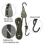 Reflective 14ft Ratcheting Tie Down Rope For Kayaks And Canoes - 500lb Capacity