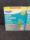 2 Equate Nicotine Gum Coated Cool Mint Flavor 2mg 160ct Free Shipping Exp 6 2027