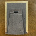 Vtg Ornate Gold Photo Picture Frame Floral Art Moody Easel Cottagecore Mini 2x3