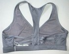 Victoria Secret Gray Lined V-neck Caged Racerback T-strap Sports Bra Women s M