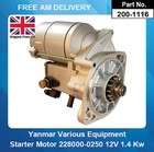 Starter Motor For John Deere  3520 Compact Tractor 2005- 228000-0250 228000-0251