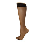 12 Pair Sheer Nylon Comfort Top Knee Highs Knee High Made In Usa Choice Of Color