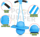 Pogo Ball For Kids - Sturdy Pogo Stick Alternative   jumping Toy For Ages 4-12 Wit
