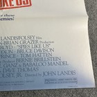 Original 1985 Spies Like Us Movie Poster One Sheet Folded Chevy Chase Vintage