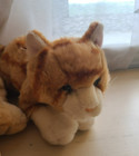 Toys R Us Animal Alley Orange Tabby Kitty Cat Stuffed Animal Plush Toy - Euc