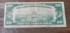 1929  50 Cleveland Ohio Oh Federal Reserve Bank Note Brown National Currency