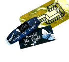 Zox  toward The Light  Silver Single Medium Goldie Wristband W card Moths