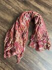 Scarf Head Wrap Lot Of 3 One Size Soft Cotton Viscose Multi-color Crafter Lot