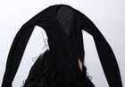 Zym Dance Style See Through Stretch Fringe One Piece Ej3 Black Medium Nwt     