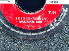 3  X 1  X 1 2  Truing Wheel Replacement Wheel 72c60lv Cgw 35906