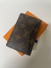 Louis Vuitton Monogram Organizer De Poche Card Case Brown W box