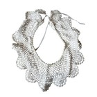 Vintage Detachable Collars Lot 8 White Black Lace Crochet Cottagecore Victorian