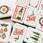 Dear Santa Christmas American Mahjong Tiles Set 160pcs Fast Shipping   Bag