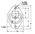 Buyers Products B601u  Recessed Rope Ring Bracket For B601 Zinc Plated