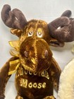 Dan Dee Collector s Choice Chocolate Scented Moose Plush Duo Brown   Cream