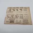 Vintage Craftaid Leather Template No  2674 Acorn Flower Leaves Wallet Bookcase