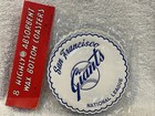 Vintage   Rare 1950 s San Francisco Giants Set Of 8 Coasters  Nos nip mint  
