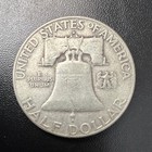 1961-d Franklin Half Dollar 50c 0 9 Silver Business Strike Km 202