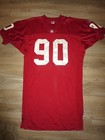 Arizona Cardinals  90 Nfl Football Game Used Worn Jersey 50