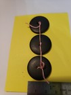 Lot Of Vintage Button 2-hole Black 1 Inch Sewing Craft Junk Journals Matte