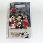 Disney 2025 Santa Mickey   Minnie Mouse Holiday Pin Limited Edition - New
