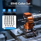 29pcs Er40 Collet Set High Precision Cnc Spring Clamping Collets Set
