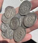 Rare Drachm 700-800s Medieval Silver Old Coin Silk Road Coin Sasanian Empire 1ea
