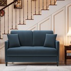 2 Seater Velvet Sofa Modern Small Loveseat Couch For Bedroom Living Room Studio