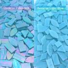 Litmind Iridescent Glass Mosaic Tiles For Crafts  240 Pieces 5 Shapes Mixed Stai