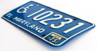 Vtg 1970s Maryland Handicapped Handicap Disabled License Plate Wheelchair  10231