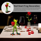 Frog Figurine Home Decor Gift For Women Mom Girl Collectible Statue Office Desk