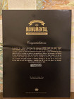 Uda Stephen Curry The Show    fluid    46x20 Framed Auto Monumental Redemption Card