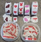 Huge Lot Tanning Bed Body Stickers Cherries Lips Heart Playboy Dragonfly Hotsexy