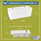 Power Strip Cover Box Effectively Baby Proofs Power Strip With Patented Dual   