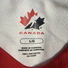 Team Canada Hockey Olympic White Jersey Size L   Large Olympics