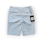 New Adidas Golf Stretch Shorts Plaid Womens Size 6