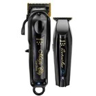 Wahl Cordless Barber Combo Black Magic Clip Clipper   Detailer Trimmer 3025397