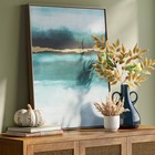 24 x30  Jewel Tone Abstract Canvas Framed Art - Threshold