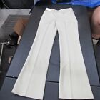 Lee Riders 34x34 Knit Flair Bottom Trousers 100  Poly 1970s New Dead Stock Buff 