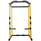Power Cage Home Gym Squat Rack Lat Pull 1000 Lbs W  Dip Bars Body Weight Lifting