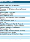 Cisco Fpr1010-ngfw-k9 Firepower 1010 Network Security firewall Appliance