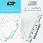 Password Book With Individual Alphabetical Tabs  5 3 x7 6  Medium Size Password