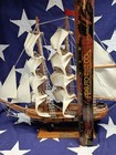The Mayflower Wooden 13   tall Model Ship Display Preowned