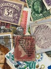 Collection Of 200  Great Britain Stamps Used On-paper Very Good Condition