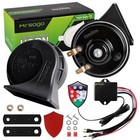 Musical Car Horn With 10-tone Controller 12v Motorcycle Horns High low Tone 