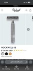 Rockwell 6s Matte Stainless Steel Adjustable De Safety Razor