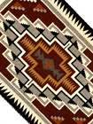 Exceptional Navajo Two Grey Hills Tapestry   Rug  Handspun Wool  Mint Condition 