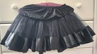 Leg Avenue Satin Trimmed Petticoat Tulle Skirt One Size Elastic Waist